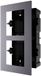 Hikvision DS-KD-ACF2 Inbouwframe van het deurstation met 2 compartimenten