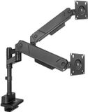 ACT Monitorarm 34" office solid pro, gasveer, paalbevestiging, 2 schermen AC8330