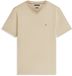Tommy Hilfiger T-shirt pour homme à col en V et manches courtes en 100% Coton