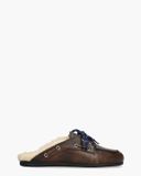 Posa Boat Mule Fur Donkerbruin
