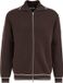WE Fashion Gilet en maille regular fit avec contraste