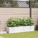 Maison Exclusive - Pots de plantes de jardin, set de 4, blanc, 160 x 40 x 37,5 cm, plastique PP