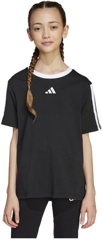 Adidas Essentials T-shirt Korte Mouwen Zwart 14-15 Jaar Unisex