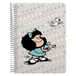 Mafalda Bird notitieboek, meerkleurig, kwart, 80 vellen
