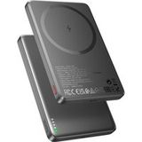 HOCO Q26 Batterie externe sans fil, 5000mAh, 20W, PD + FQI, 1 x QI - 1 x USB-C, Gris