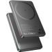 HOCO Q26 Batterie externe sans fil, 5000mAh, 20W, PD + FQI, 1 x QI - 1 x USB-C, Gris