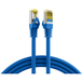 Patchkabel RJ45 Patchkabel Cat.6A S/FTP LSZH, Cat.7 Rohkabel blau 10m - 1 VPE = 5 Stück