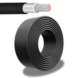 PowerWerk - Zonnekabel 6 mm² zwart, 10 m, uv-bestendig, flexibel, fotovoltaïsche kabel, PV-kabel, zonne-aansluitkabel voor zonnepaneel, omvormer en laadregelaar (zwart, 10 m)