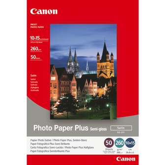 Canon Photo Paper Plus SG-201 - 10x15cm - 50 Sheets