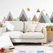 Ambiance Sticker Muurstickers - Decoratie voor slaapkamer/woonkamer - Gigantische muursticker van de Scandinavische bergen van Córdoba - 120x180cm