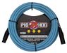 Pig Hog PHMH20DB Hex Serie Mic Kabel, Daphne Blauw 6 m