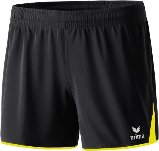 Erima 5-Cubes Short - Voetbalbroek - Dames - Maat L - Zwart;Blauw