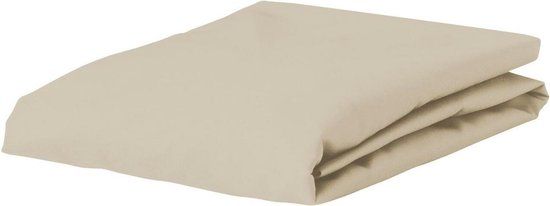 Essenza Premium Percale Hoeslaken Cement - 90x210 cm