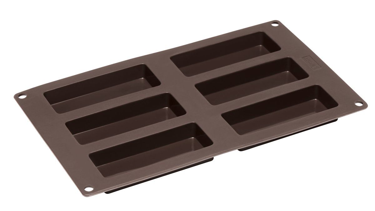 Lurch Flexiform Bakvorm voor 6 mueslirepen - Silicone - 30x17.5cm