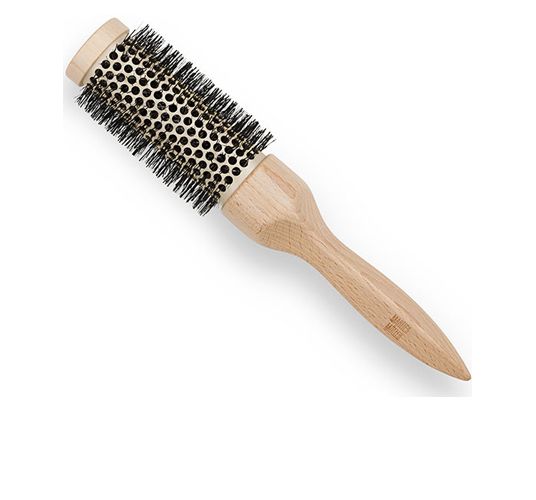 Marlies Möller Professional Brush Round Hairbrush - Wood - 1 pc