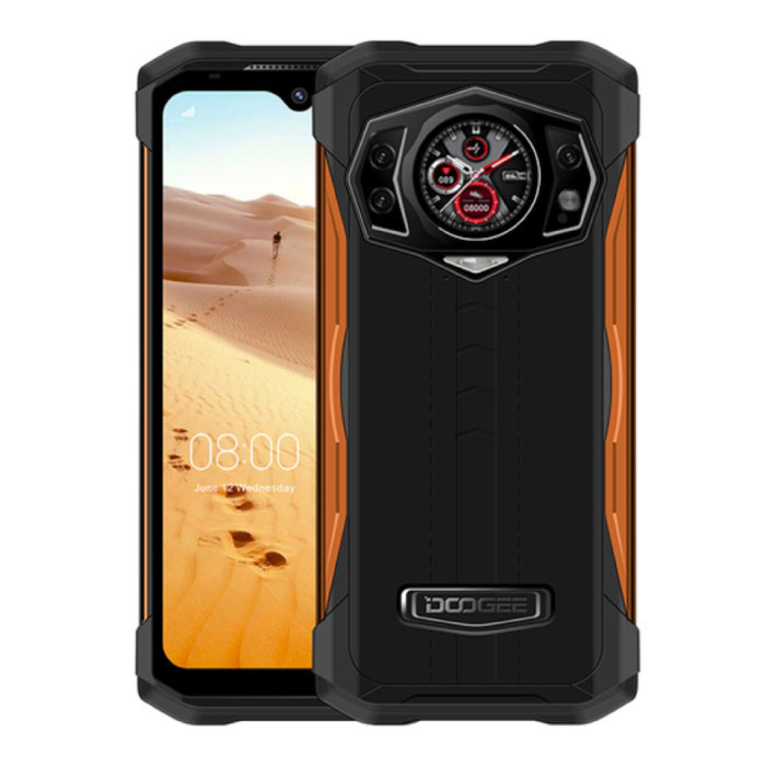 DOOGEE S98 Smartphone Outdoor Oranje - Octa Core - 8 GB RAM - 256 GB Opslag - 64 MP Camera - 6000mAh Batterij