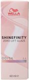 Wella Shinefinity 00/56 Rosé-Violet Semi-Permanente Kleur 60 ml