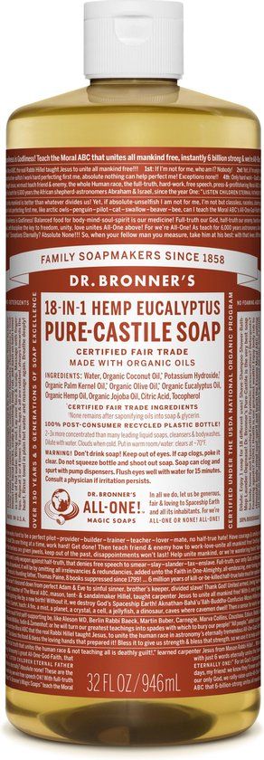 dr bronners Liquid soap eucalyptus 945 ML