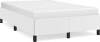 vidaXL Bedframe Kunstleer Wit 120x190 cm