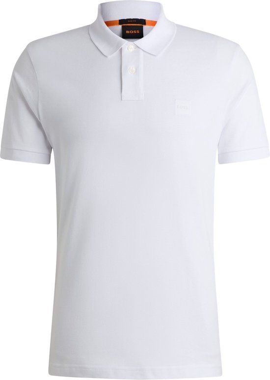 BOSS Passenger Polo - Wit - Slim-fit - Heren - Maat 3XL