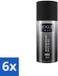 Vogue Hommes - Mystic Black - Déodorant Spray - Anti-transpirant - 150 ml - 6 Pièces