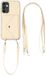 Selected by GSMpunt.nl Samsung Galaxy A57 Hoesje met Pasjeshouder Litchi PU Leer met Koord Beige