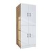 Roomart DORA-II Wasmachine Ombouwkast 70x186 cm - Wit Eiken