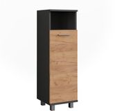 Vicco Ilias Midikast – 30.2 x 95 cm met 2 deuren Eik goud/antraciet