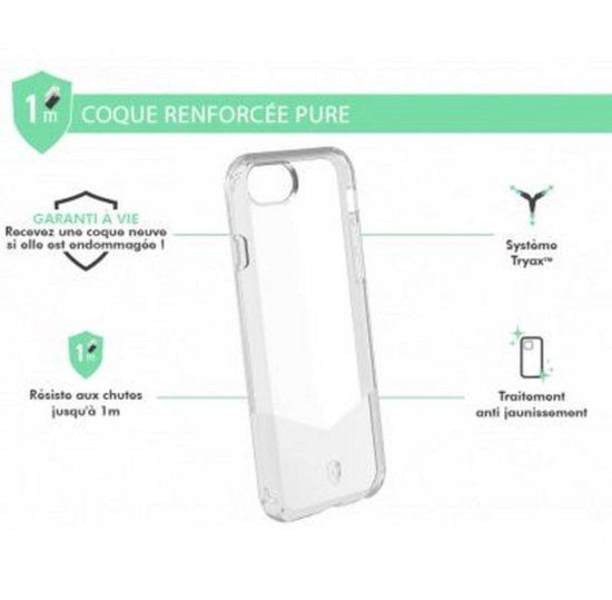 Force Case PURE Versterkt Hoesje Geschikt voor iPhone SE 2022 / SE / 8 / 7 / 6S / 6 - Transparant
