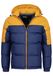 INDICODE JEANS Winterjas 'Danix' blauw / geel