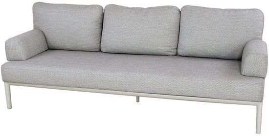 Oosterik Home Keystone lounge 3-zitsbank sunny creme B 210 x D 80 x H 77.5 cm