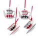 Kurt S. Adler Diamantpatroon theepot/kopje 4A 5 cm ornament