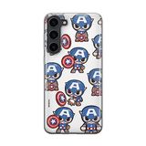 ERT GROUP mobiel telefoonhoesje voor Samsung S23 PLUS Marvel Captain America 029