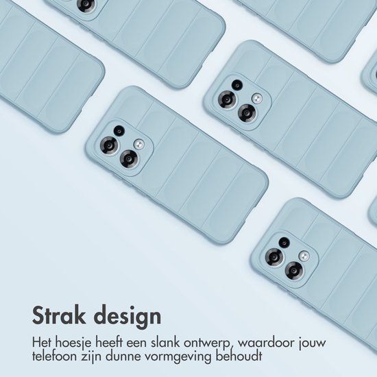 imoshion EasyGrip Backcover - Lichtblauw - Geschikt voor Oppo Reno 13