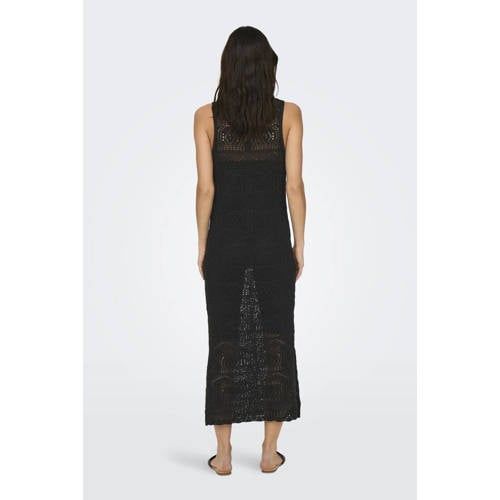 ONLY Crochet Maxi Dress Black