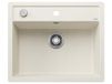 BLANCO DALAGO 6-F Silgranit spoelbak, 605x500 mm, zacht wit