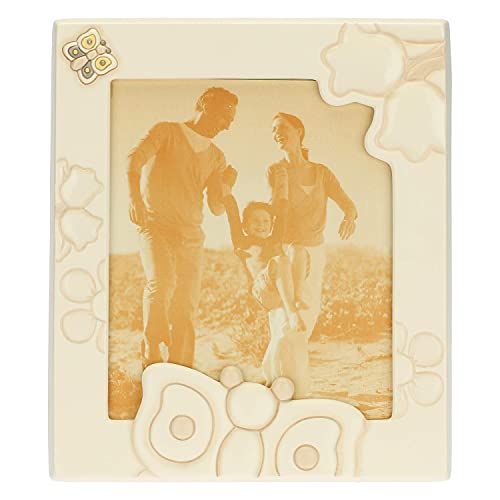 Thun - Fotolijst - Line Elegance - Keramiek, grenen en glas - 30,4 x 35,4 cm - Fotoformaat 21,1 x 25,6 cm