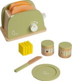 Teamson Kids Houten Speelkeuken Accessories - Toaster - 11 Stuks - Kinderspeelgoed - Groen
