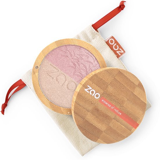 ZAO essence of nature ZAO Bamboe Duo Shine-up Powder 311 (Pink & Gold)