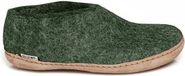 Glerups Schoen met leren zool-Groen-45