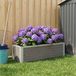 Maison Exclusive - Jardinière surélevée, gris, 100 x 30 x 22 cm, en WPC et aluminium