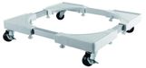 Châssis de machine à laver sur roulettes - Réglable de 50 à 70 cm - Jusqu'à 200 kg - Blanc