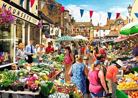 House Of Puzzles Street Market - 1000 stukjes Puzzel