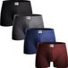 BOXR Underwear Men's Bamboo Boxershorts - 4-Pack - L - Multicolor