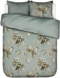 Essenza Florean Dekbedovertrek Dusty teal - Lits-Jumeaux XL – 260x200/220 cm