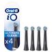 Oral-B iO Ultimate Clean Brossettes - Noir - 4 Pièces