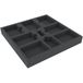 Feldherr 280x280x35 mm schuimrubberen inlegstuk voor bordspellen, met 9 compartimenten