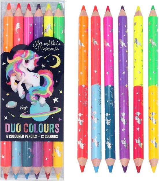 Depesche Ylvi Duo Kleurpotloden - 12 kleuren - 6 stuks