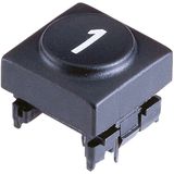 Marquardt 826.006.011 Druktoetskap Opdrukmotief 6 Antraciet 1 stuk(s)