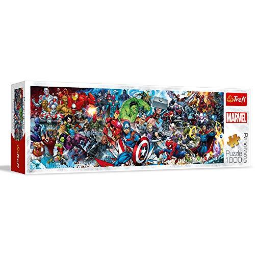 Trefl Marvel Avengers 29047, 1000 stukjes, panorama, premium kwaliteit, voor volwassenen en kinderen vanaf 12 jaar puzzel, gekleurd